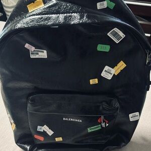 Balenciaga Explorer Sticker Backpack Bag